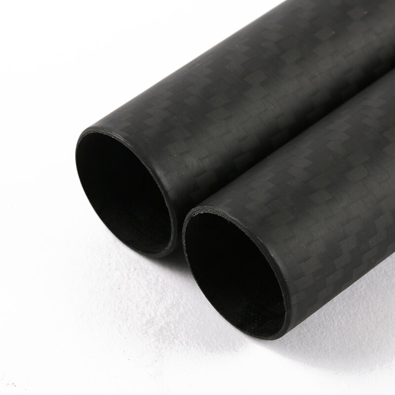 OD 6mm om OD 25mm met 1000mm lengte Twill glossy 3K Carbon Fiber Stof wond Buis