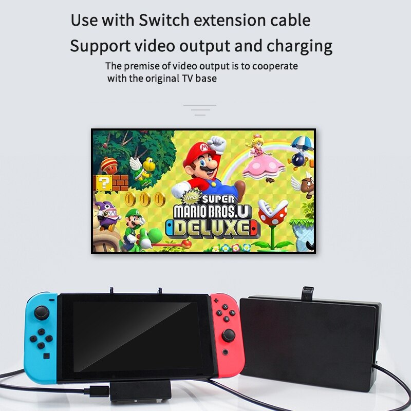 Mute Cooling Fan Dock Cooler with USB-C Charging Port for Nintendo Switch & Switch Lite Game Console