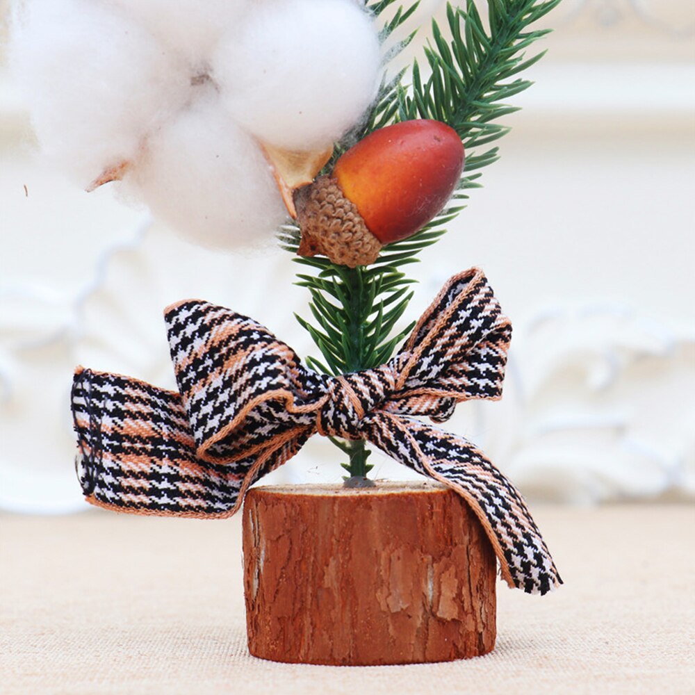 Christmas Decoration 25cm Mini Christmas Tree Office Bedroom Desktop Ornaments For Scene Decor Props Creativity Year