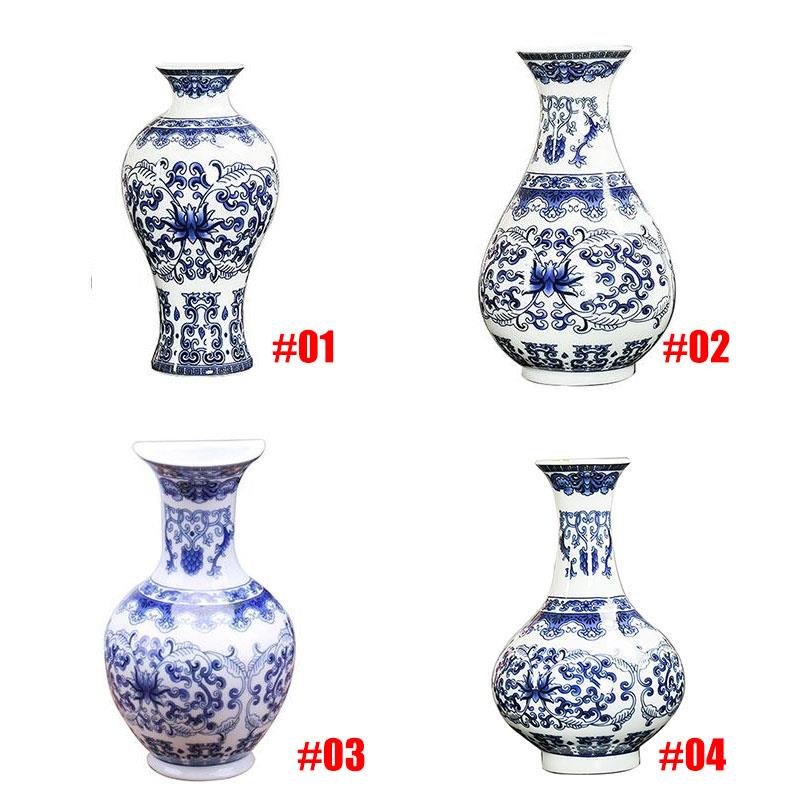 Wall Mounted Ceramic Flower Vases Antique Porcelain Vase Home Decoration