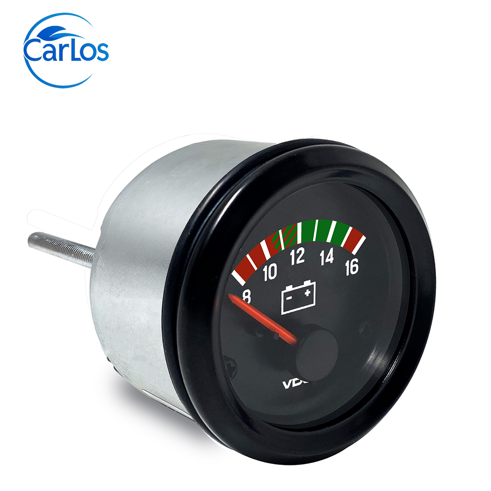 12V/24V VDO Voltmeter Dieselgenerator Set Zubehör Spannungsmesser 8-16V 16-32V