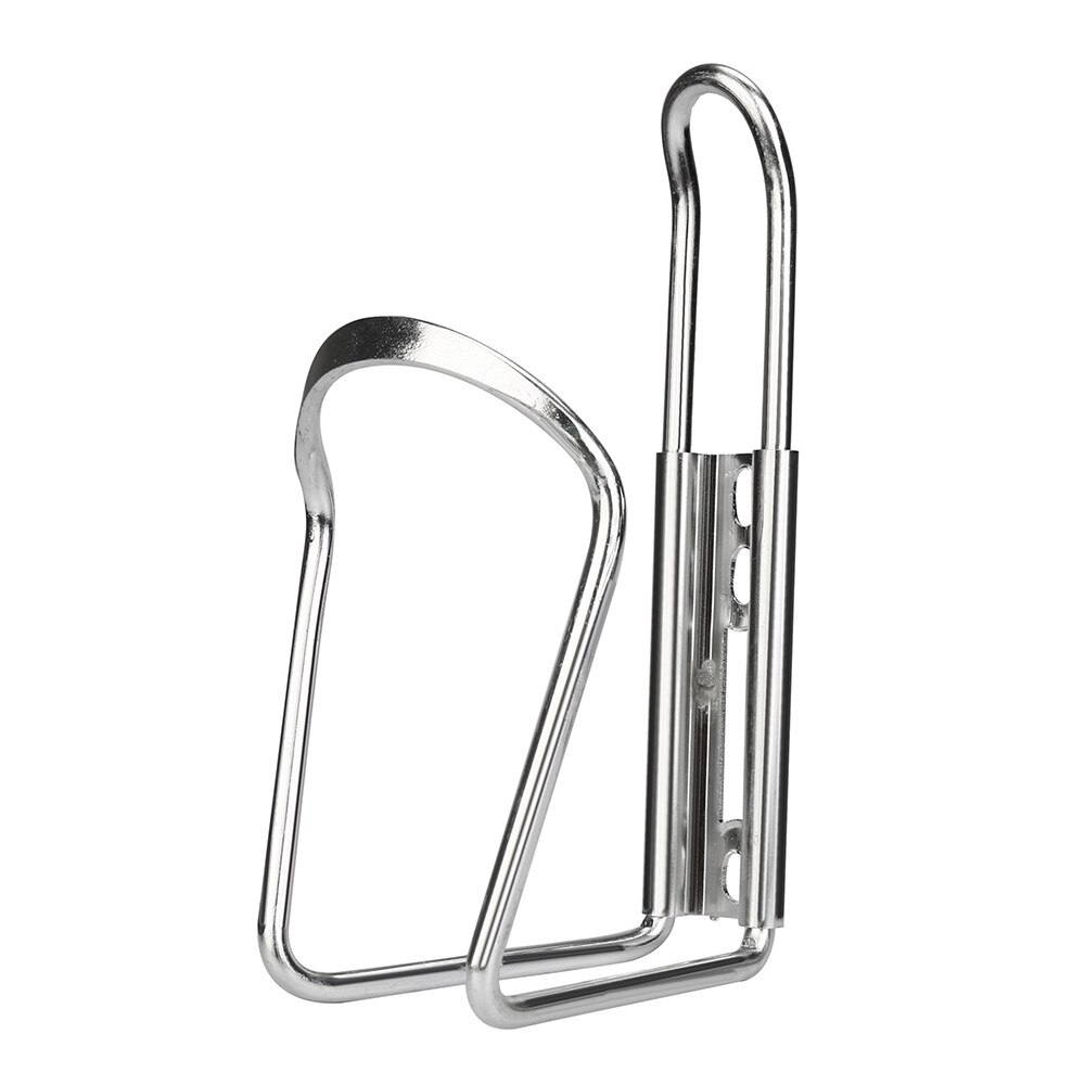 Soporte de botella de agua de bicicleta Rack de aleación de aluminio portabotellas montado para bicicleta de montaña accesorios de bicicleta: Silver