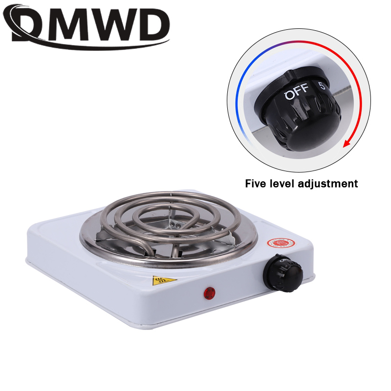 Dmwd 1000w elektrisk komfyr enkeltplate jernbrenner kjøkkenkomfyr kaffevarmer husholdning utendørs kokeapparater 220v