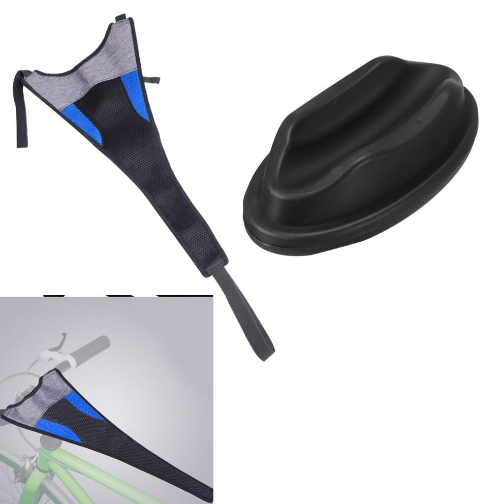 Indoor Cycle Trainer Sweat Strap Frame Guard Exercise Wheel Holder