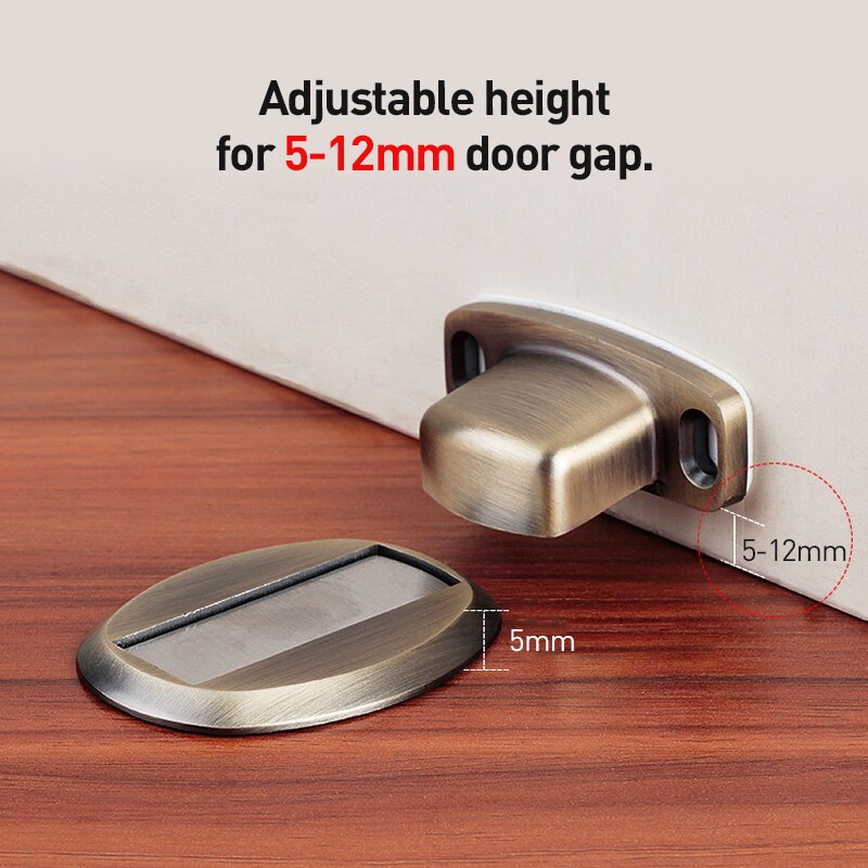 Magnet Door Stop Hidden Door Stopper Magnetic Door... – Grandado