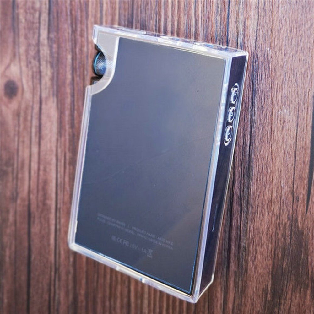 For Iriver Astell&Kern AK70 MKII Protective Cover Soft Crystal Clear Case Skin with Front Rear Tempered Glass Film