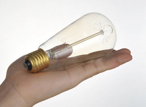 1 st.  st64 e27 220v lightinbox vintage edison gloeilamp helder glas gloeilampen zijde gloeilamp