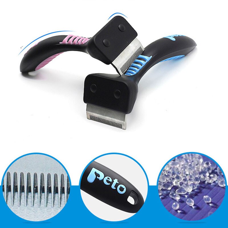 Huisdier Haar Deshedding Kam Hond Kat Borstel Grooming Tool Ontharing Kam Voor Honden Katten kam