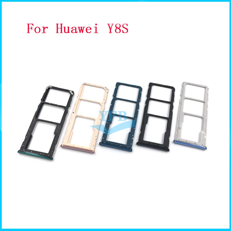 20Pcs Voor Huawei Y9s Y8s Y6s Reader Sim & Sd Kaart Lade Houder Slot Adapter Vervanging Deel