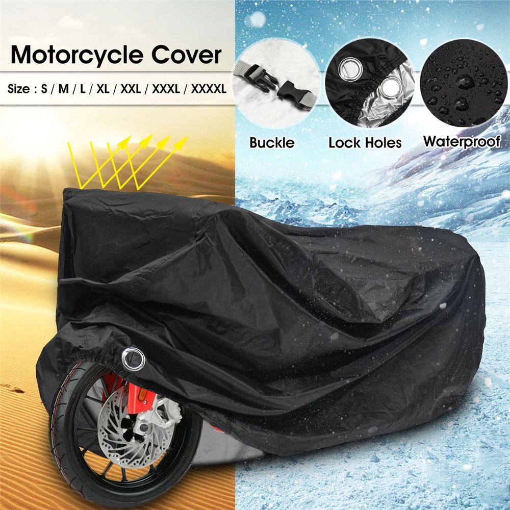 Maat M L Xl 2XL 3XL 4XL Universele Motorrijwiel Cover Elastische Fietsen Protector Outdoor Anti-Regen Sneeuw Dust