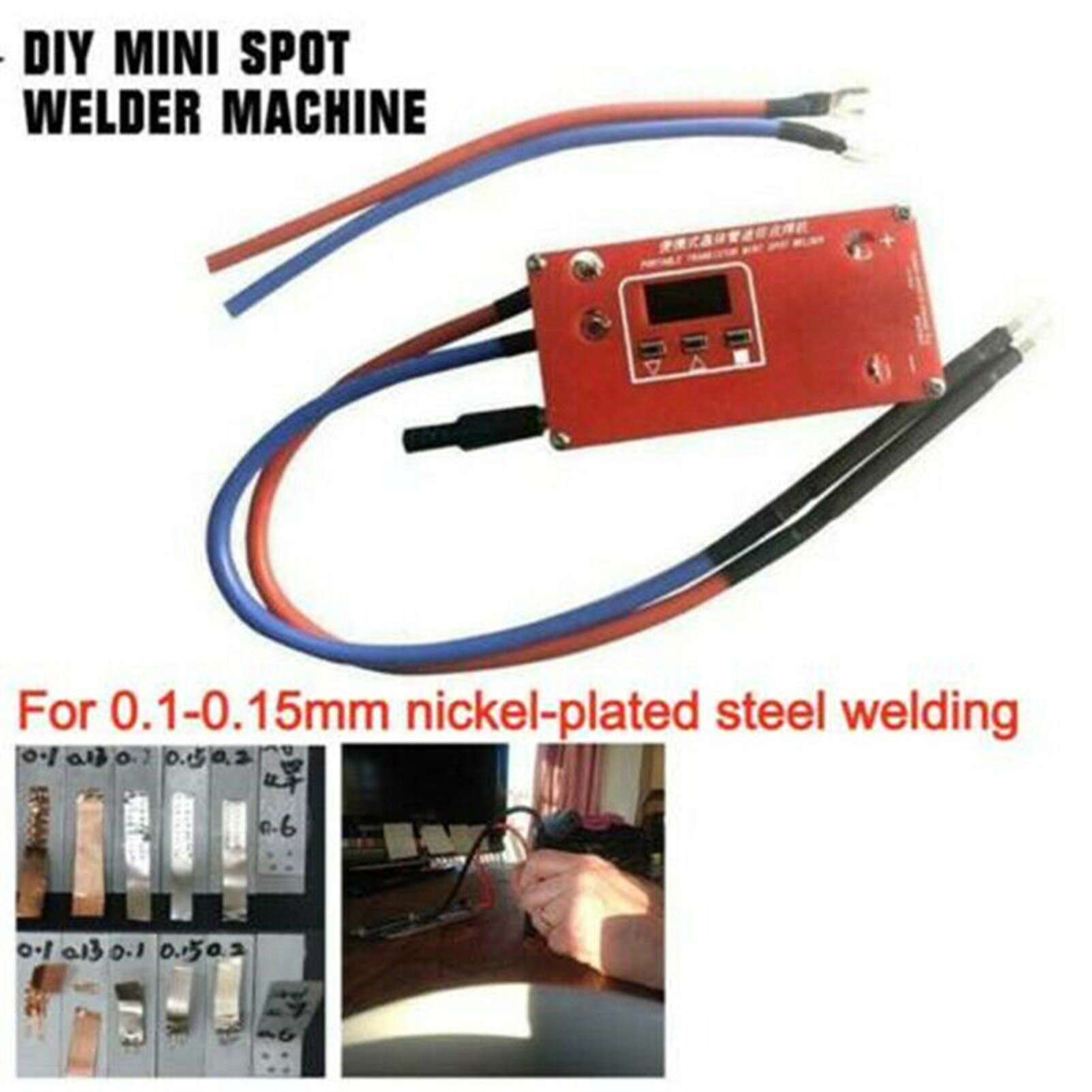 Welding Machine DIY Portable Crystal Valve Mini Welding Machine 18650 Lithium Cell Welding Machine Controller