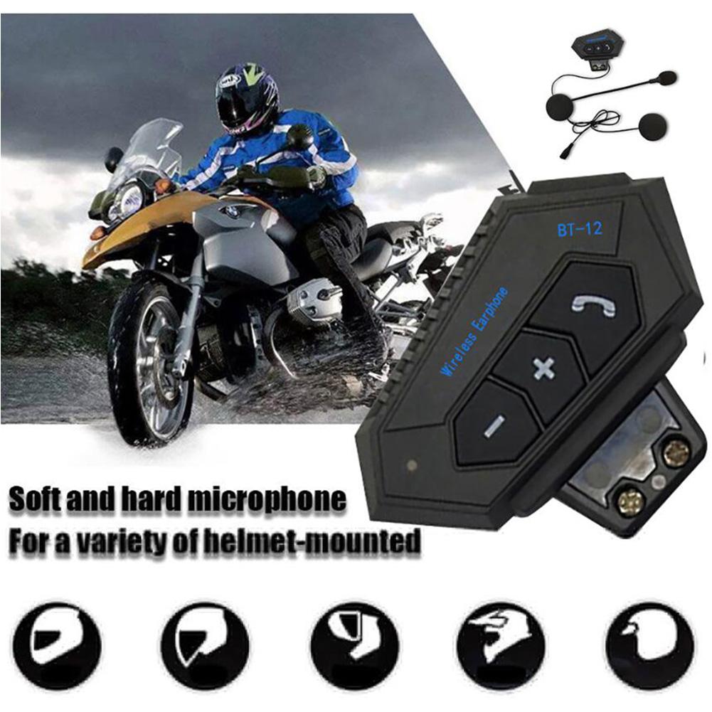 Helmet Headset Wireless Bluetooth V4.1+EDR Headphones Compatible with Motorcycle Scooter Helmets Talking Hands-Free