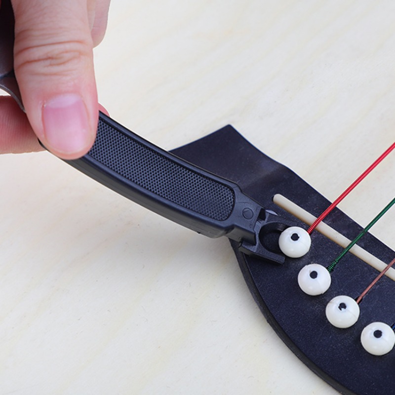 Guitar Tuning Tool 3 in 1 Stringed Instrument Accessories Guitars String Cutter Pin Puller Guitar Winder String Clamp Remover