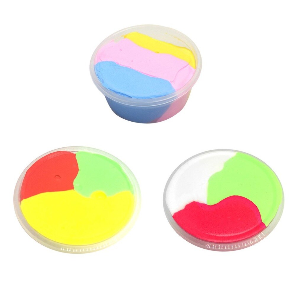 60ml DIY Fluffy Floam Slime Scented No Borax Decompression Kids Toy Stress Relief Sludge Toy Non Toxic Slime for Kids Adults