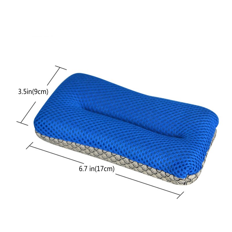 2- sidig mikrofiber nät insekt svamp glas rengöring pad bugg och tjärglas spegel vindruta ingen repa