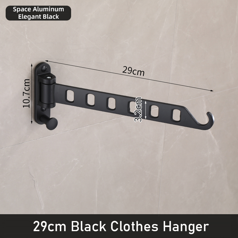 Opvouwbaar Kledingrek Droogkleding Hanger Wand Gemonteerd Droogrek Aluminium Kleding Organisatie Wb3028: Brons