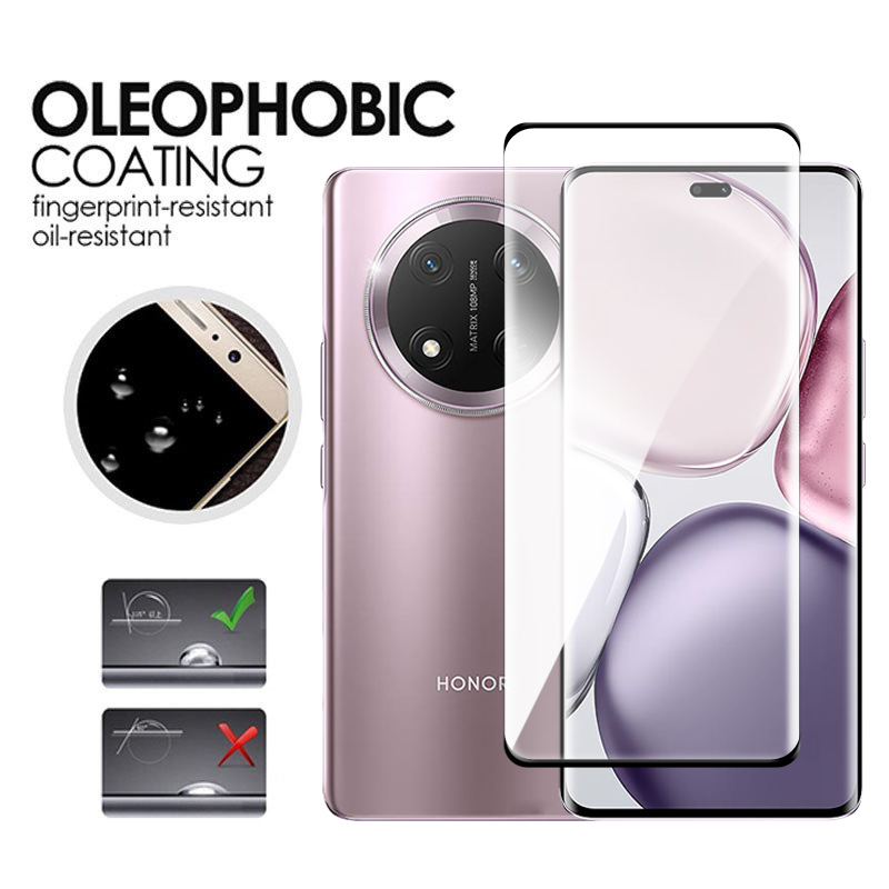 Für Honor Magie 7 Lite 5G Glas Honor Magie 5 6 7 Lite Gehärtetes Glas 3D Volle Abdeckung Gebogene Bildschirm Schutz für Magie 7 Lite Film