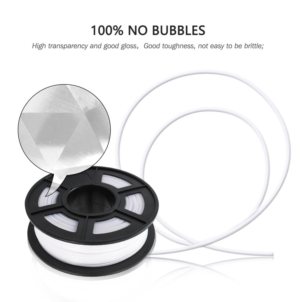 PETG 3D Printer Filament 1.75mm 1KG Translucence PETG Filament Tolerance+/-0.02mm Plastic 3d Printing Materials for DIY