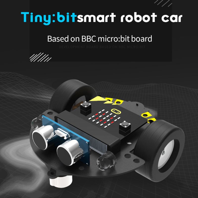 Micro:bit Robot Car Kit - Graphical Programming - Line Patrol - Ambient Light Sensor - V4.0
