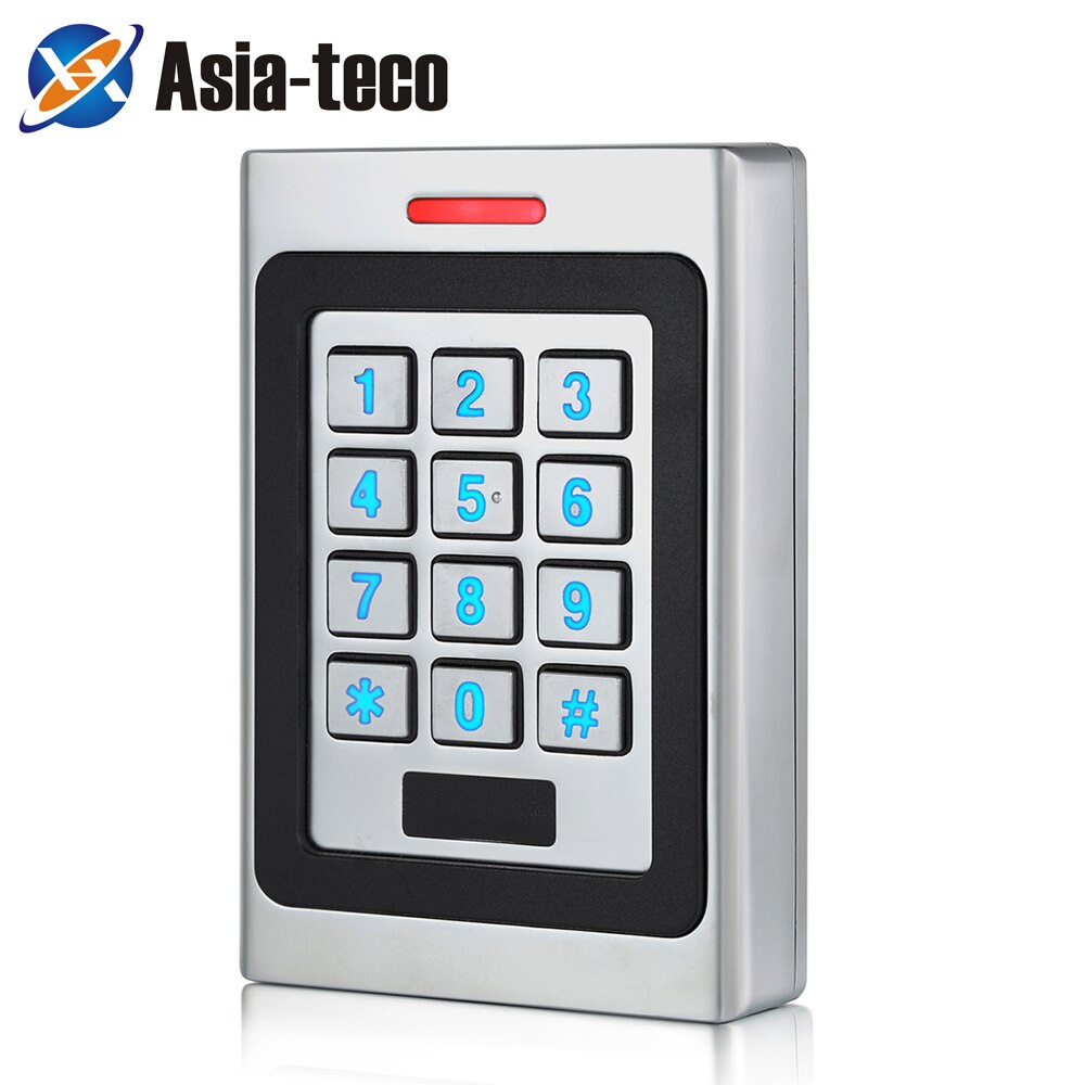 RFID Keypad Access Control System Kit Door Lock 125KHz EM Card IP67 Waterproof Metal Case Security Entry Door Reader Standalone: AC