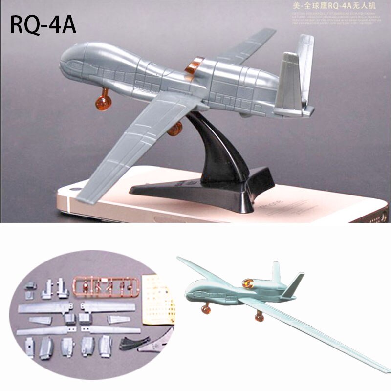 4D RQ-4A Global Hawk UAV Model Fighter Assemble Puzzle Building Figure TOY 1:133