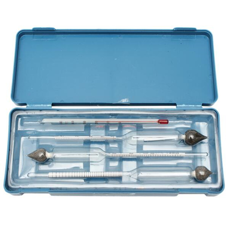 (3pcs) Glass Alcoholmeter Tester Set Alcohol Concentration Meter (0-40%, 30-70%, 70