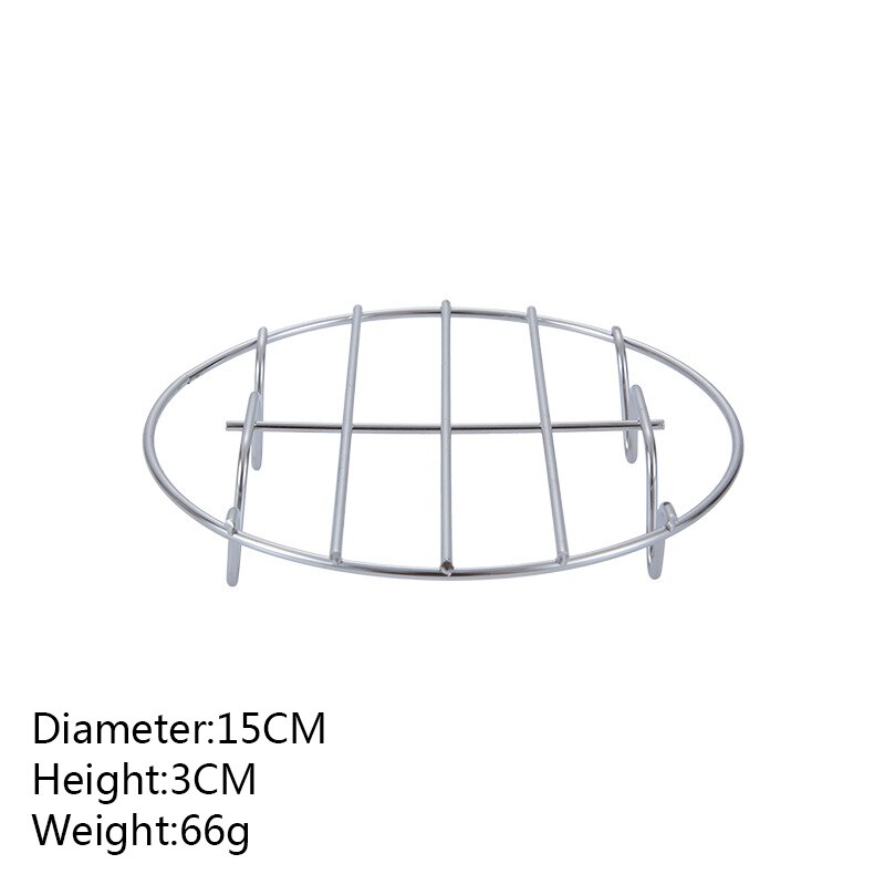 Stainless steel four-leg Pressure Cooker Pot Pan Cooking Rack Food Vegetable Crab Tall Wire Heavy Duty Steaming Rack Cookware: 1