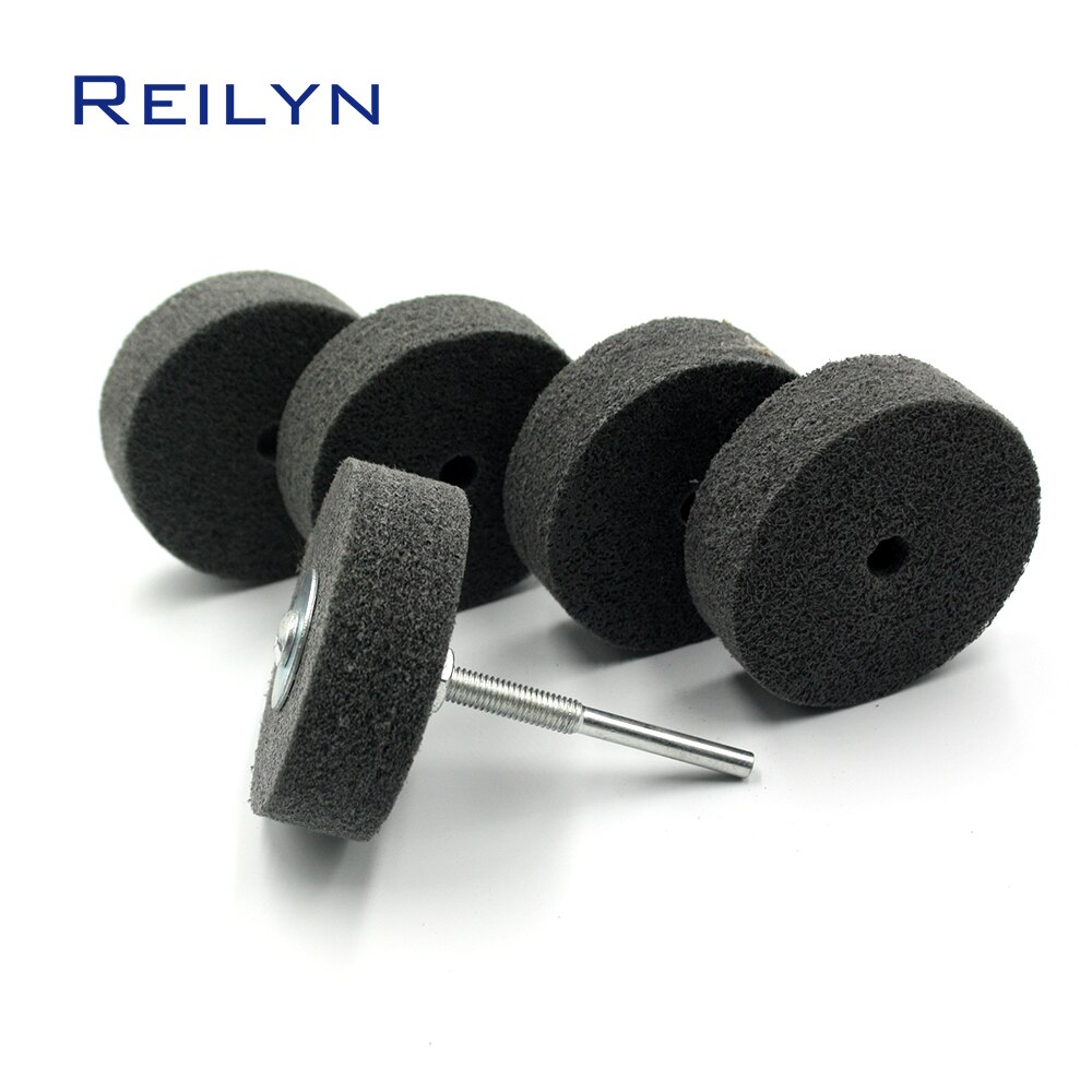 non-woven polishing wheel 75mm polishing disc fabric polishing roller for hand drill rotary tool