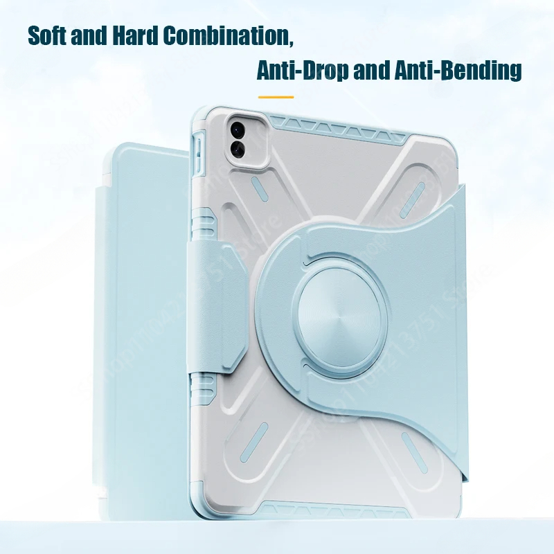 2025 étui pour tablette pour IPad Air7 11 M3 2025 étui 360 rotatif Funda pour Air 6 5 4 10.9 pouces M2 2024 Pro 11 7/8/9th 10.2 "Cover