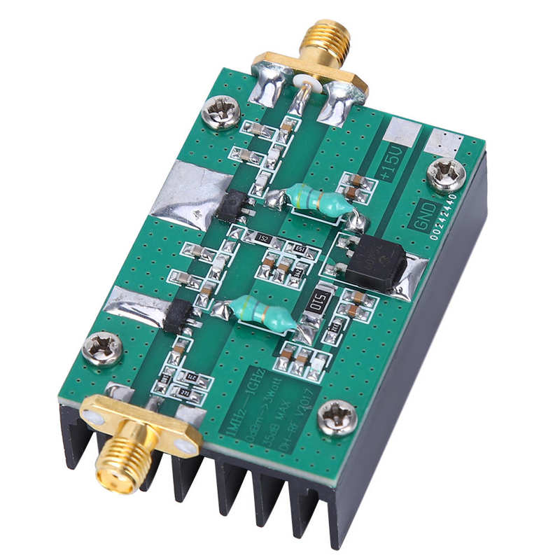 RF Amplifier Signal Module Electrical Accessory for HF FM VHF UHF 3W 1MHz-1000MHz Wide Bandwidth Power Meter