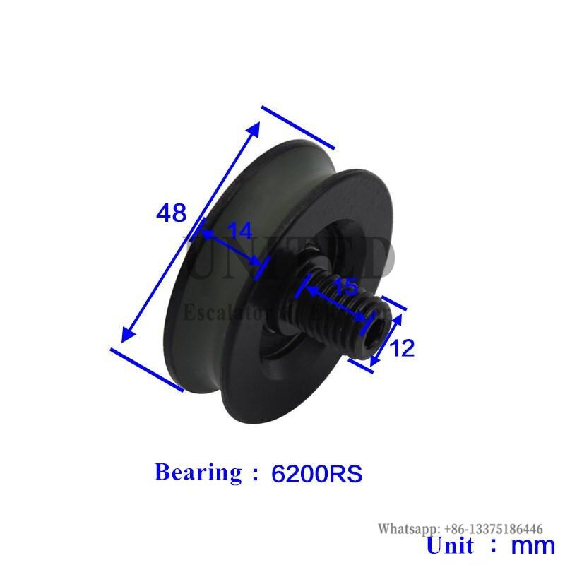 Rope Roller OD48mm W14mm 6200RS