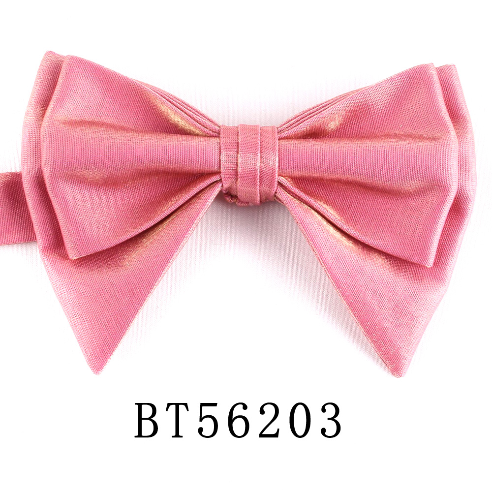 Pajaritas de tela brillante para hombre, pajarita Formal de Color sólido, estilo preatado, talla grande, de boda,: Verde