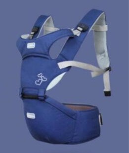 AIEBAO-mochila portabebés ergonómica para recién nacido, cinturón de canguro para bebé, , 00123: Azul