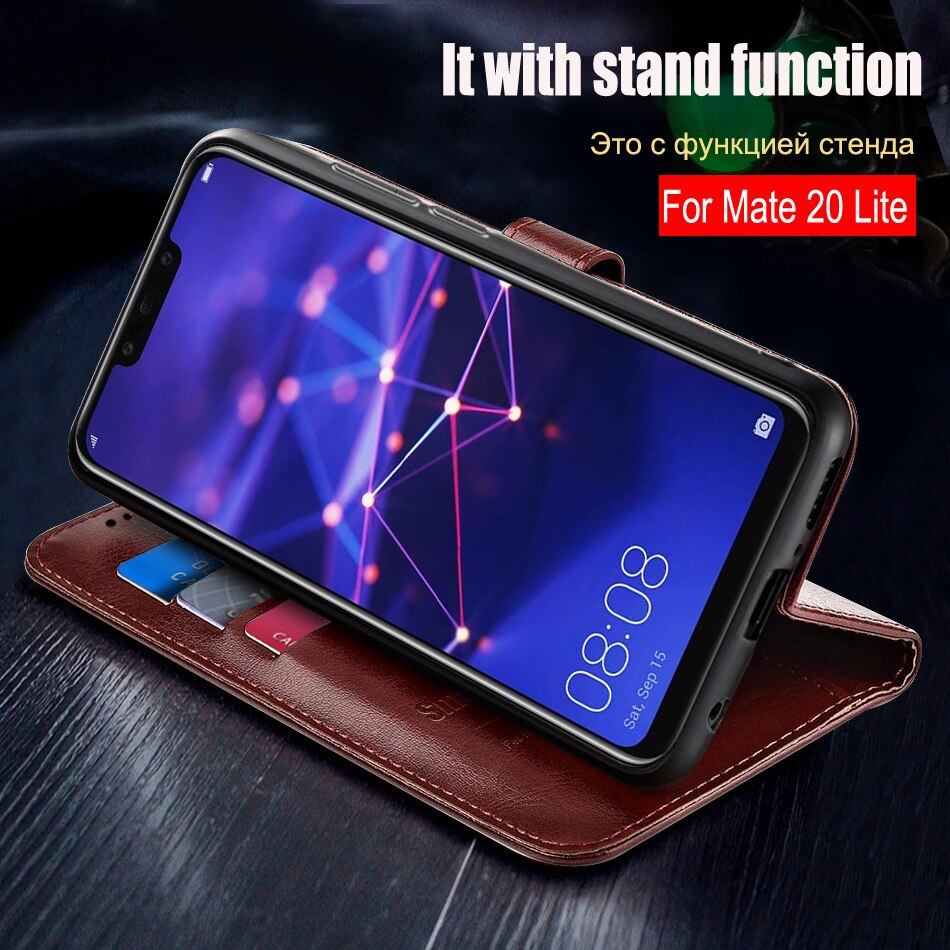 Huawei mate 20 lite fodral mate 20 lite skal silikon tpu magnetfodral för huawei mate 20 lite 20 lite sne -lx1 telefonfodral flip
