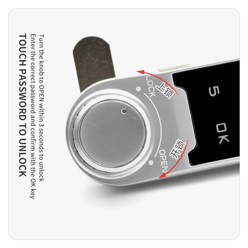 Elektronisch cijferslot Lockerslot Lockerslot Ladeslot Archiefkastslot Personeelskast Clubkast Touch Schoenenkast