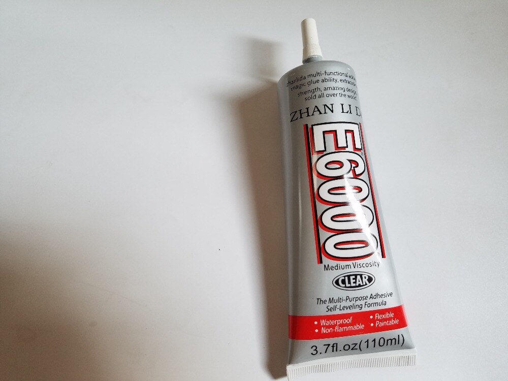 E6000 lim 110 ml bruges til stof rhinestone smykker krystal håndværk flatback