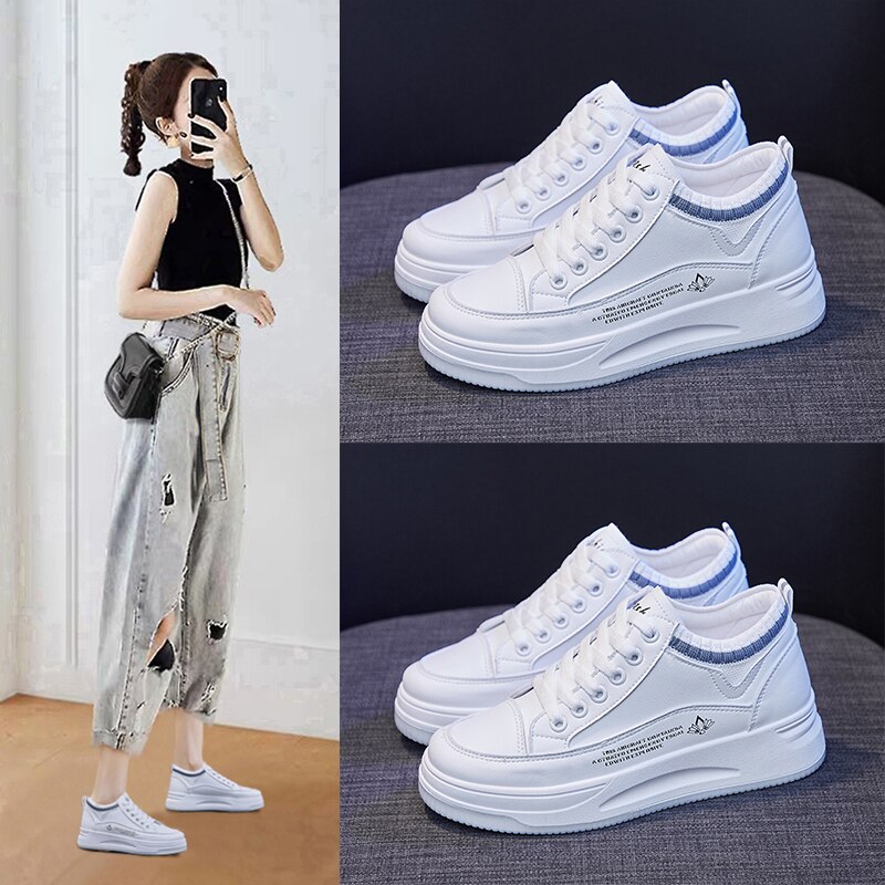 Q1602 spring white shoes