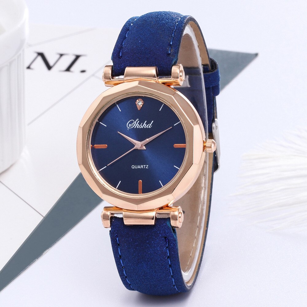 femmes montre Imitation cuir ceinture montre étoile ciel cadran horloge Quartz montres dames décontracté maille ceinture montre-bracelet horloge: BU