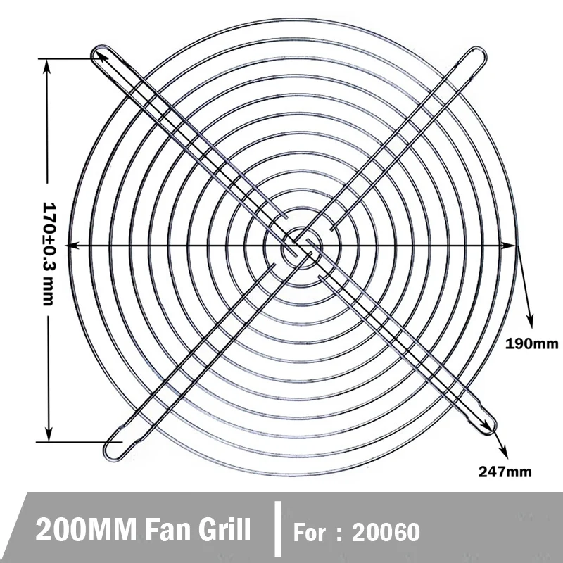 10PCS Cooling Fan Guard Metal Grill Computer Fan Grill Cover 30mm 40mm 50mm 60mm 70mm 80mm 90mm 120mm 135mm 140mm 170mm 200mm: CORAL RED
