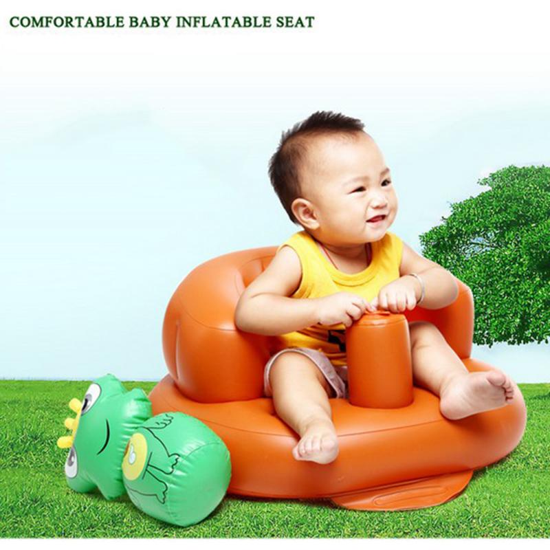 Opblaasbare Baby Sofa Veiligheid Stoel Draagbare Play Game Mat Banken Leren Kruk Kinderen Leren Seat Strand Speelgoed Voor Kinderen Meubilair