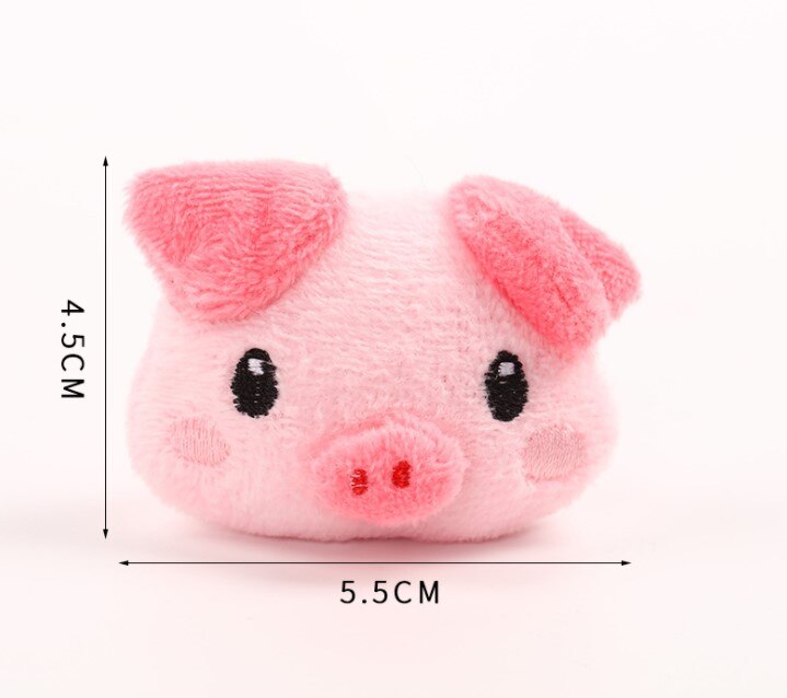 Katteleker mini kattemynte myke leker assortert design kjøp 3 eller 10 elementer til å få 30% eller 40%  rabatt på det totale kjøkjæledyr: Rosa grisefjes