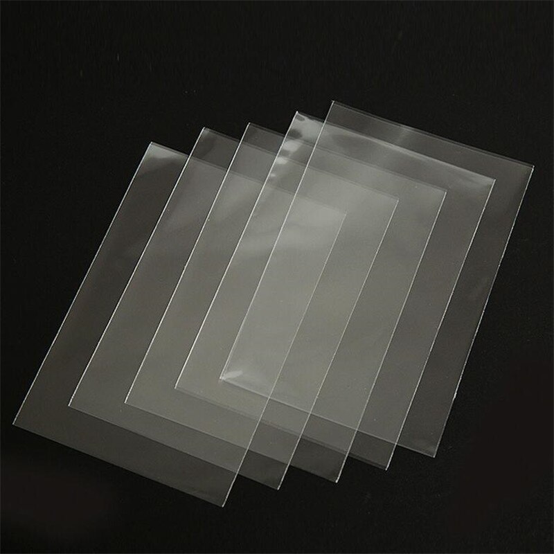 100Pcs Transprant Card Cover Beschermende Houder Voor Business Spelen Bureau Board Game Id Kaarten Photocard Houders Case 6X9cm