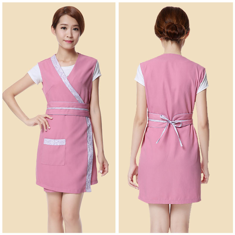 Schoonheidssalon zwart Schoonheidsspecialiste schort tuniek nail salon kunstenaar schort schort