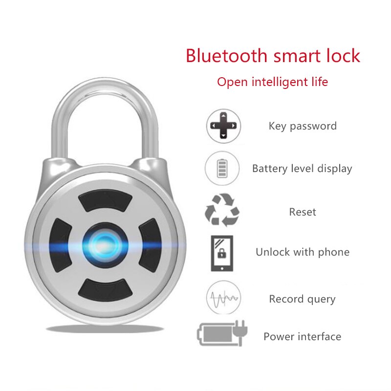 XIAO GUI Smart padlock electronic bluetooth password mobile APP travel