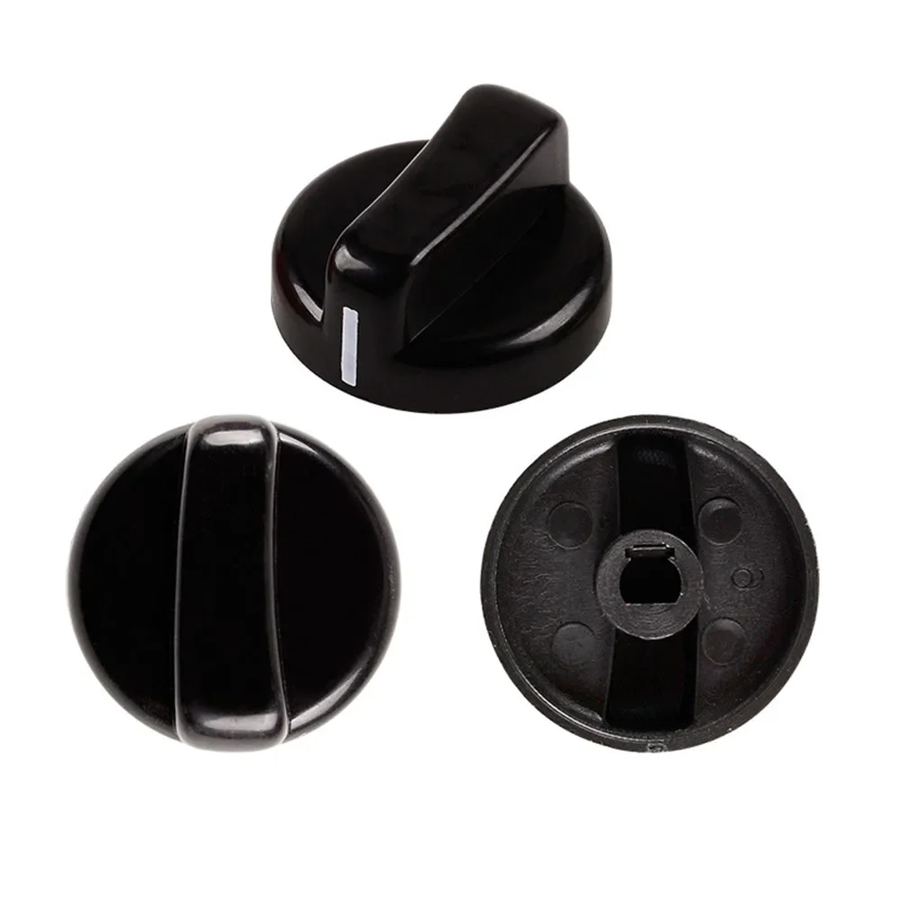 5 stks 8mm Vervanging Schakelaar Knop Gasfornuis Bedieningsknop Plastic Knop Algemeen Bereik Oven Knop Fornuis Kookplaat knop Voor Tafelmodel Brander
