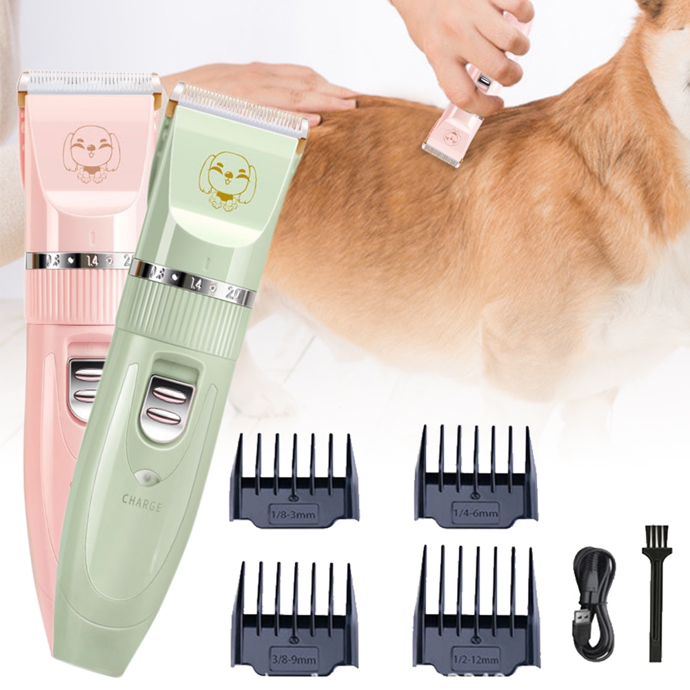 Hond Tondeuse Grooming Elektrische Schaar Honden Cutter Oplaadbare Draadloze Scheerapparaat Low Noise Kapsel Tool Trimmer