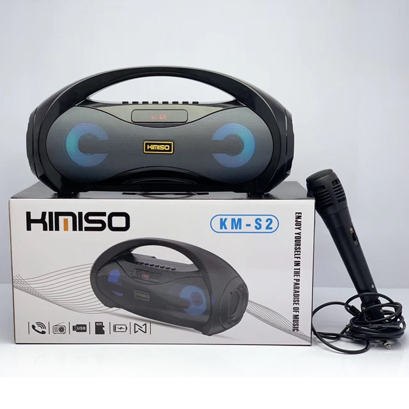 Powerful Bluetooth Speaker with Mic Wireless Portable Column Home Theater Music Center System 4D Stereo Subwoofer caixa de som