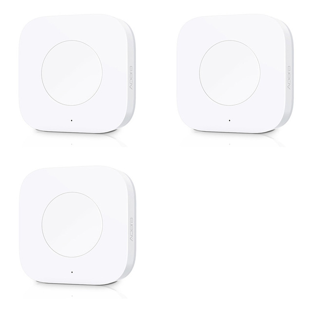 Aqara Smart Draadloze Schakelaar Slimme Afstandsbediening Een Sleutel Controle Aqara Intelligente Toepassing Home Security App Controle: 3pcs standard