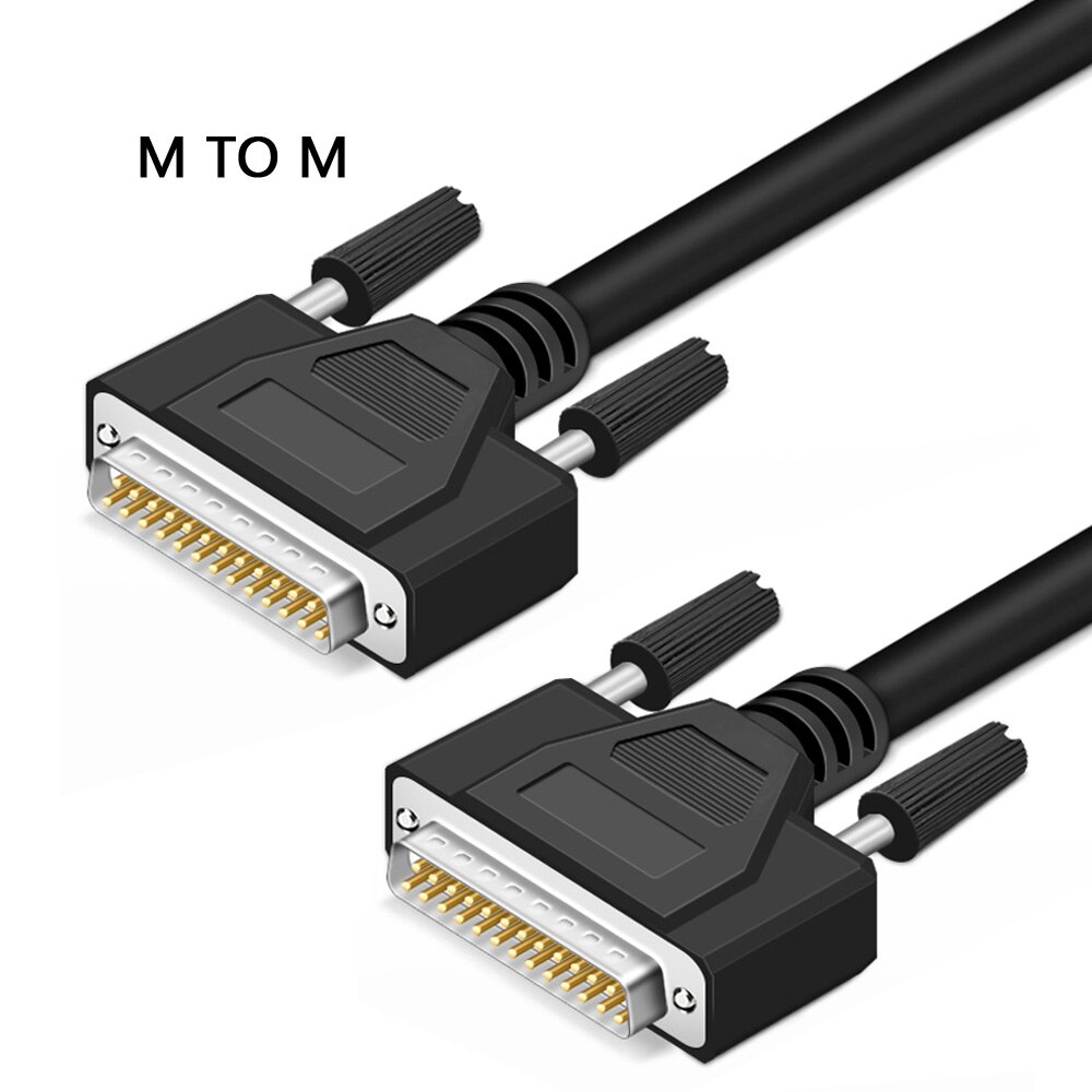 MOWU 25 Pin DB25 Parallel 25-Pin Male To Male Male To Female Female To Female LPT Printer Cable Connector 1.5M 3M