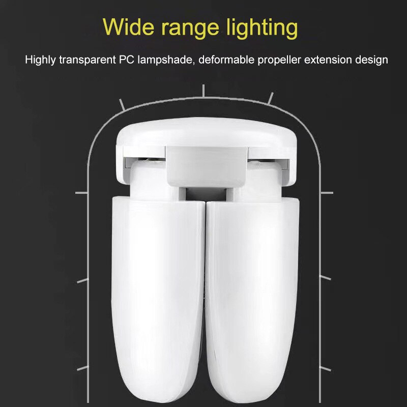 Vervormbare led garage lampen plafondarmatuur thuis winkel werkplaats lamp clh@ 8